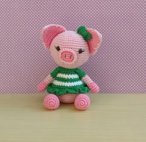 Porquinha Duda Amigurumi