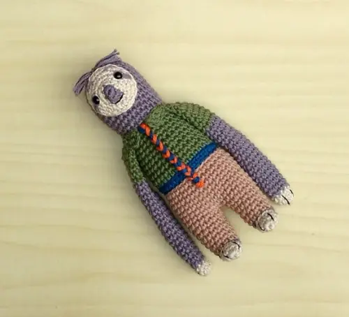 Preguiça Flash Zootopia Amigurumi