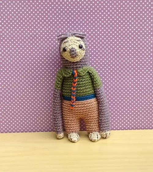 Preguiça Flash Zootopia Amigurumi