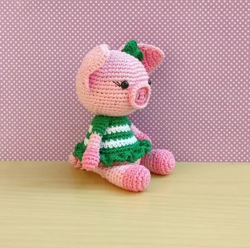 Porquinha Duda Amigurumi