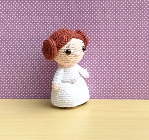 Princesa Leia ( Star Wars ) Amigurumi