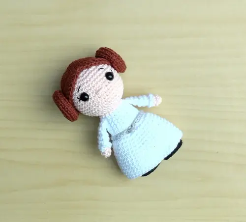 Princesa Leia ( Star Wars ) Amigurumi