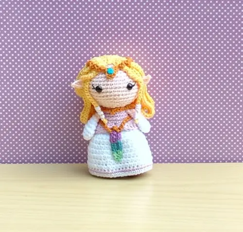 Princesa Zelda (a Lenda de Zelda) Amigurumi