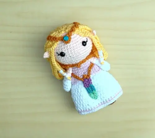 Princesa Zelda (a Lenda de Zelda) Amigurumi