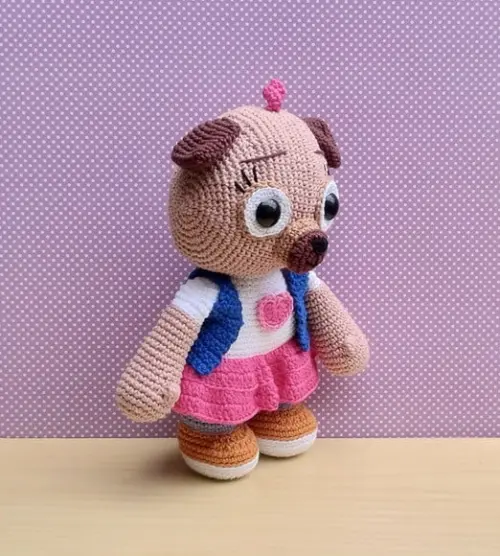 Pug Chip ( Chip e Potato ) Amigurumi