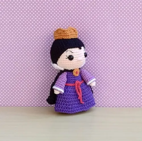 Rainha Má - Branca de Neve Amigurumi ** Pronta Entrega