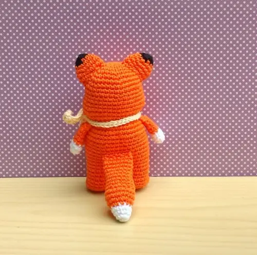 Raposa Kaká (coleção Bosque) Amigurumi