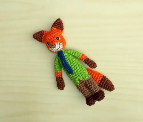 Raposa Nicki Wilde Zootopia Amigurumi