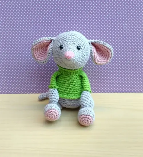 Ratinho Alfred Amigurumi