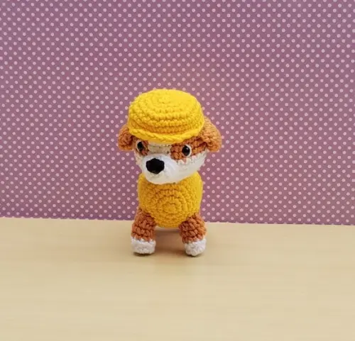 Rubble Patrulha Canina Amigurumi