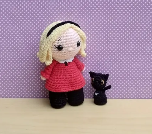 Sabrina e Salém Amigurumis