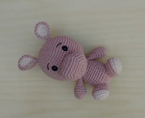 Safári Baby - Hipopótamo Amigurumi