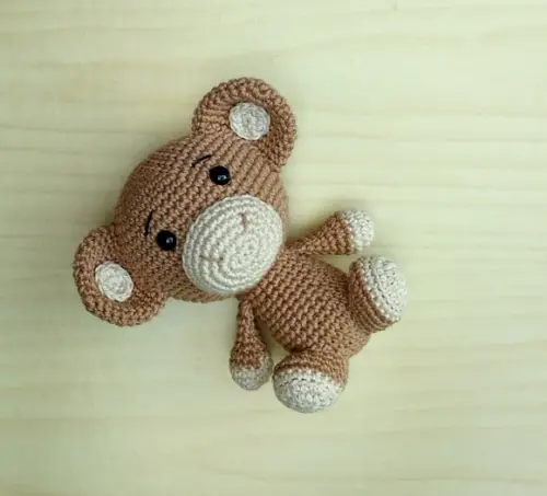Safári Baby - Macaco Amigurumi