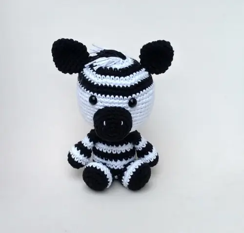 Safári Baby - Zebra Amigurumi