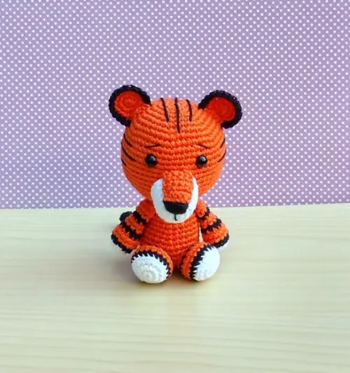 Safári Baby - Tigre Amigurumi