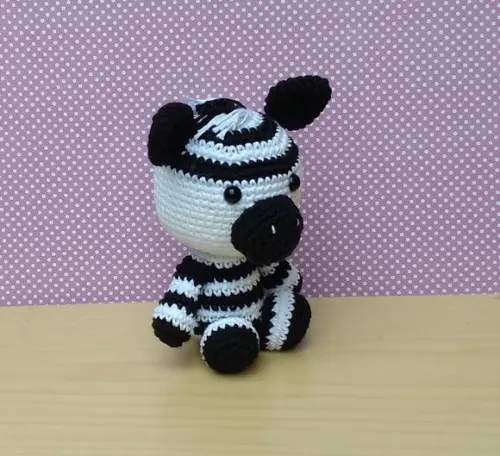 Safári Baby - Zebra Amigurumi