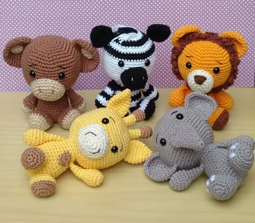 Safári Baby - Zebra Amigurumi