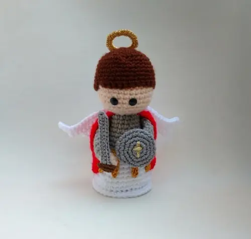 São Miguel Arcanjo Amigurumi