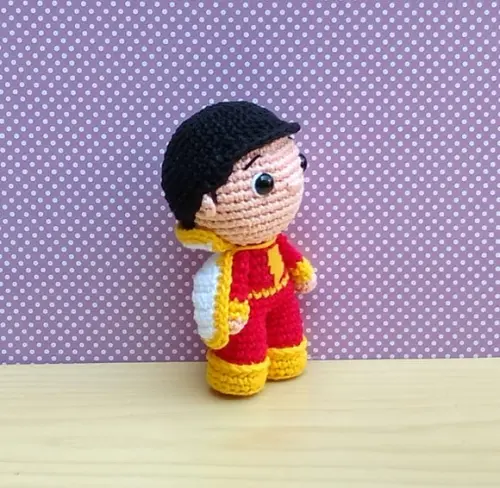 Shazam! Amigurumi ** Pronta Entrega