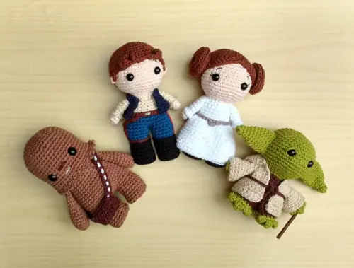 Set Star Wars Lovers 11 Personagens Amigurumi