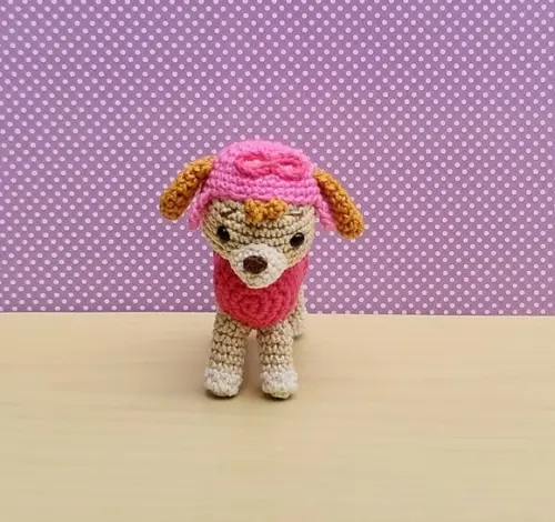 Skye Patrulha Canina Amigurumi