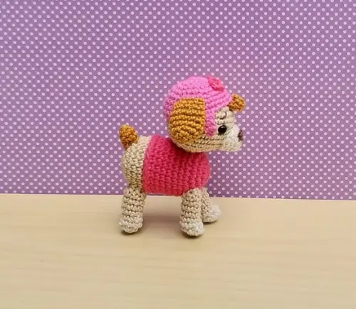 Skye Patrulha Canina Amigurumi