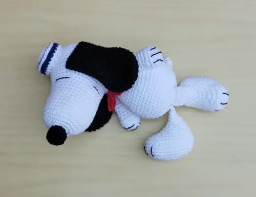 Snoopy Marinheiro Amigurumi
