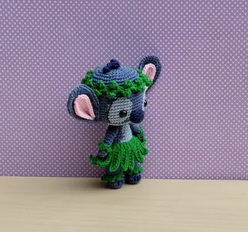 Stitch Hula Amigurumi - Lilo & Stitch