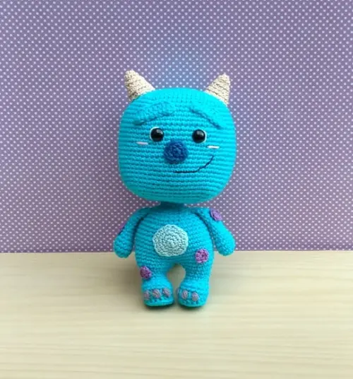 Sulley - James P Sullivan ( Monstros Sa ) Amigurumi