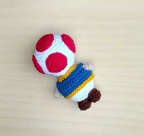Toad Chibi - Super Mario Amigurumi * Pronta Entrega