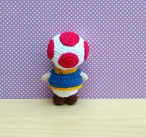 Toad Chibi - Super Mario Amigurumi * Pronta Entrega