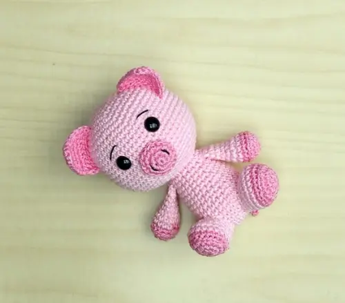 Trio Fazendinha Baby - Cavalo, Porco e Vaca Amigurumi