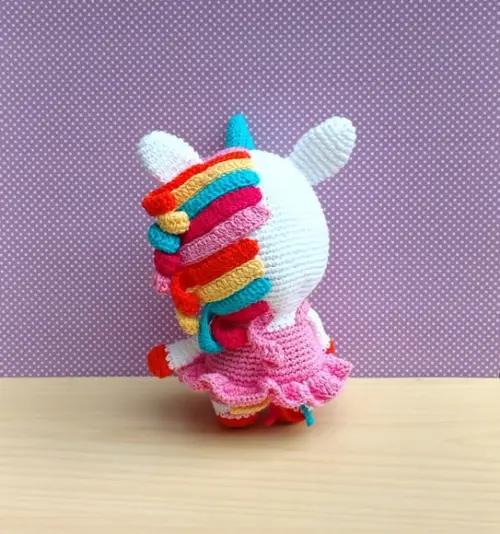Unicórnio Bella Amigurumi