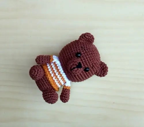 Urso Mini Bart Amigurumi
