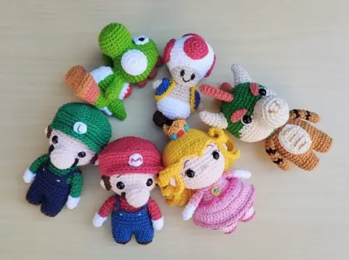 Yoshi Col. Chibi - Super Mario Amigurumi