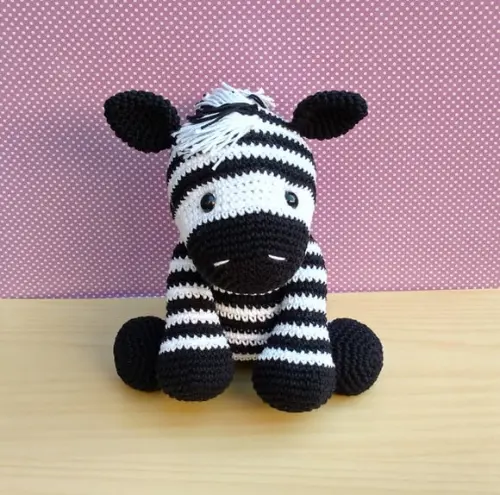 Zebra Zezé Amigurumi