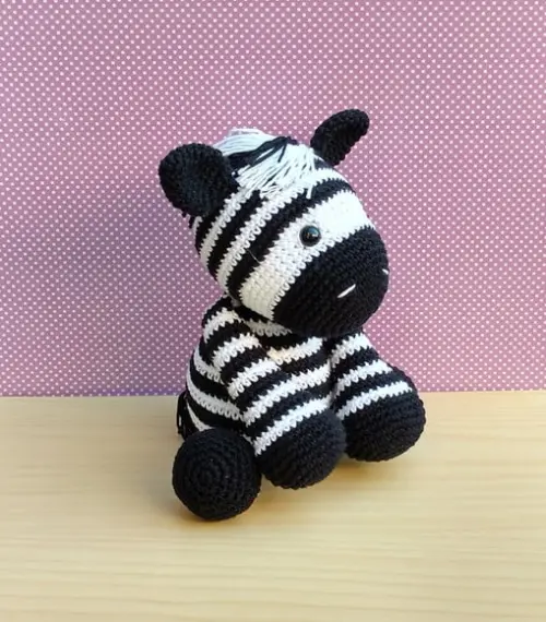 Zebra Zezé Amigurumi