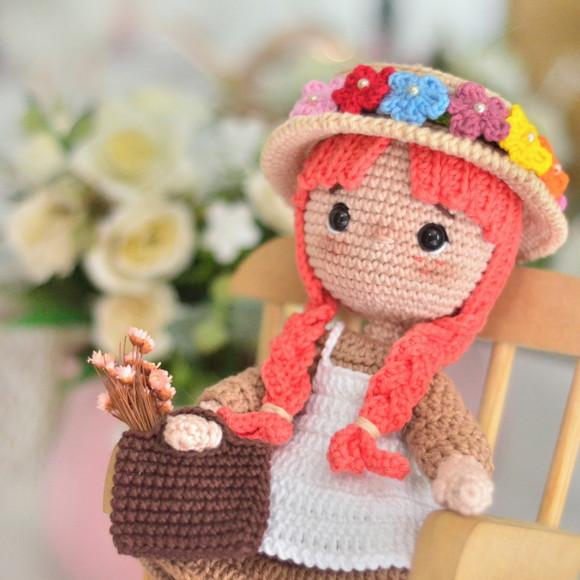 Boneca Anne em Amigurumi