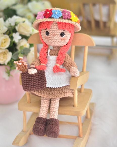 Boneca Anne em Amigurumi