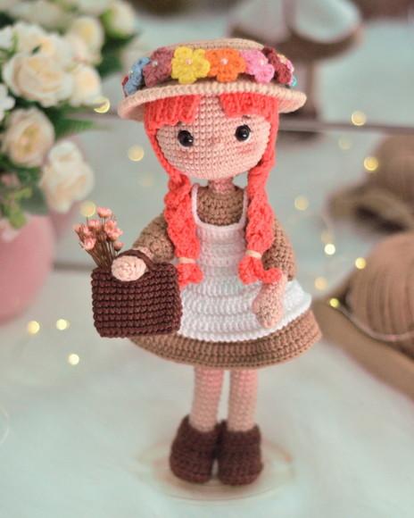 Boneca Anne em Amigurumi