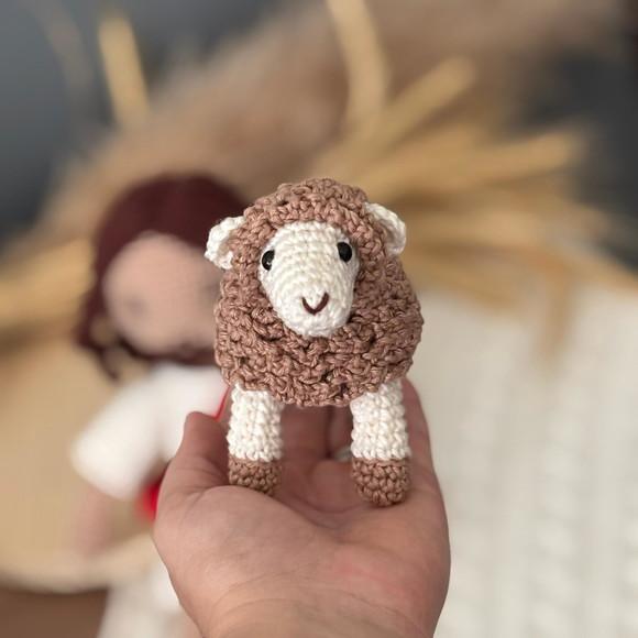 Jesus e Cordeiro Amigurumi