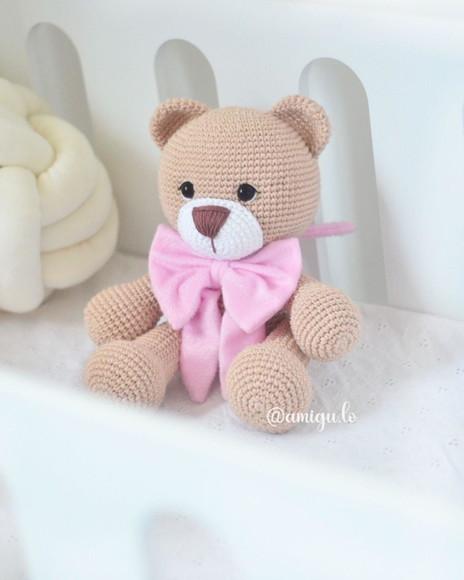 Urso Pimpão Amigurumi Crochê
