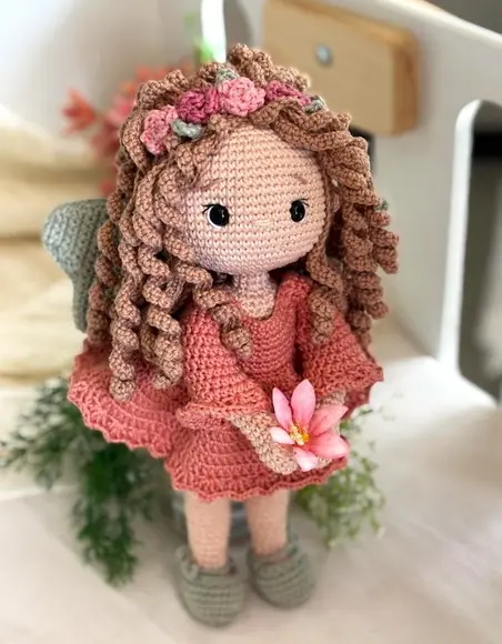 Boneca Amigurumi Fada
