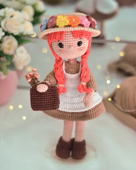 Boneca Anne em Amigurumi