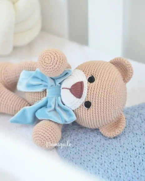 Urso Pimpão Amigurumi Crochê