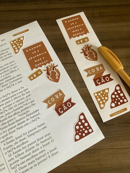 Adesivo para Bíblia Bible Journaling e Devocional Versículos