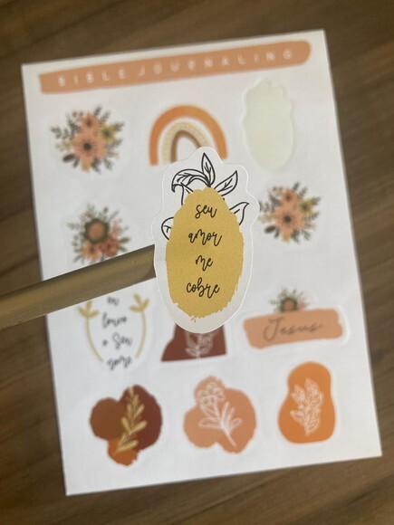 Adesivos Cristãos para Bíblia Devocional e Bible Journaling