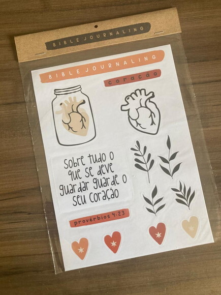Adesivos Cristãos para Bíblia Devocional e Bible Journaling