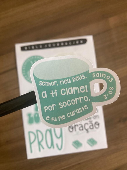 Adesivos Cristãos para Bíblia Devocional e Bible Journaling