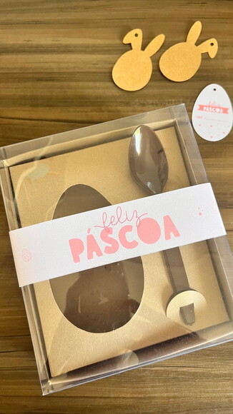 Cinta para Caixa de Chocolate de Páscoa